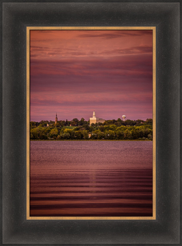 Nauvoo Temple - Across the Mississippi