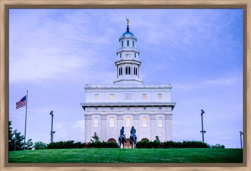 Nauvoo Temple - Horsemen