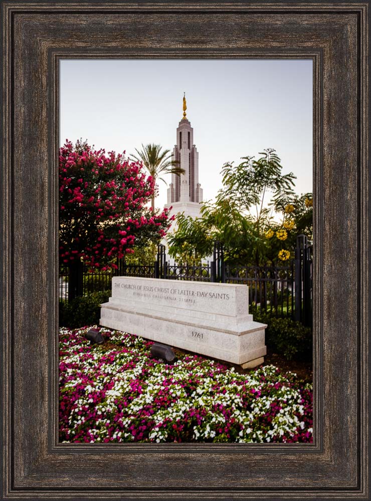Redlands Temple - Garden Sign