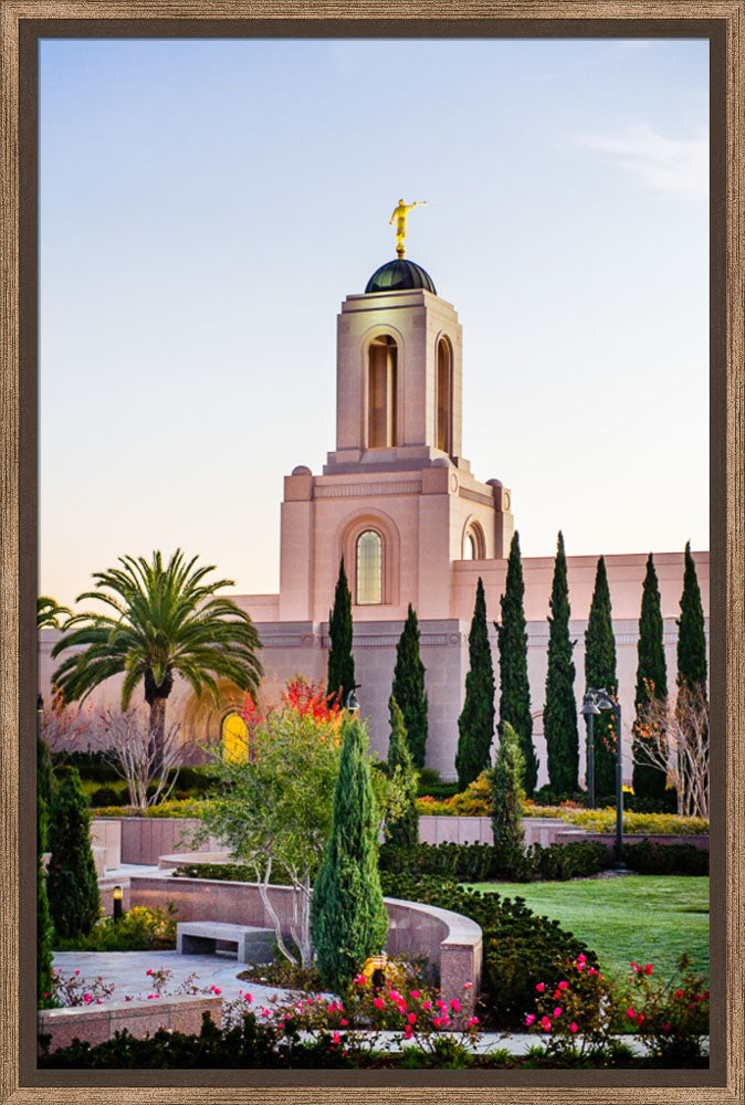 Newport Beach Temple - Vertical Vegitation