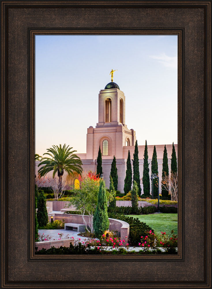 Newport Beach Temple - Vertical Vegitation