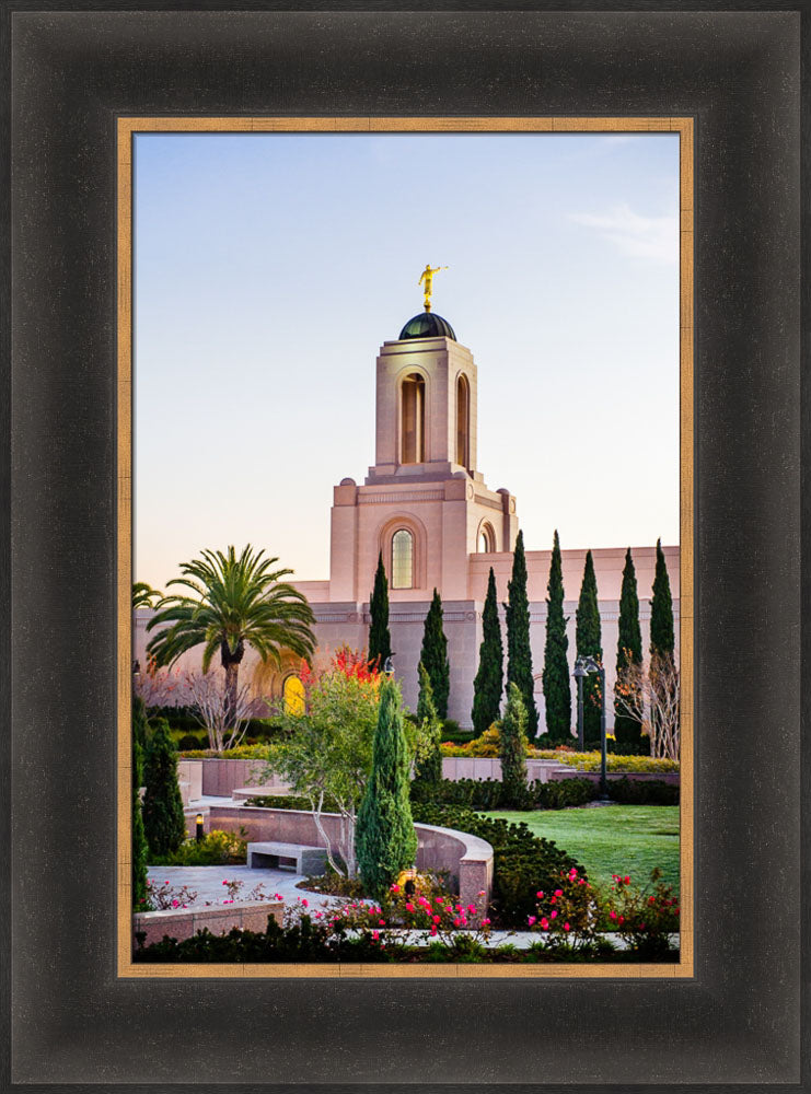 Newport Beach Temple - Vertical Vegitation