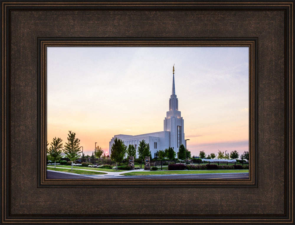 Twin Falls Temple - Sunset