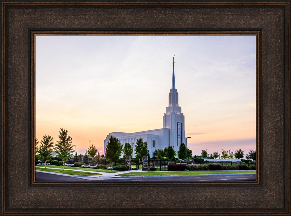 Twin Falls Temple - Sunset