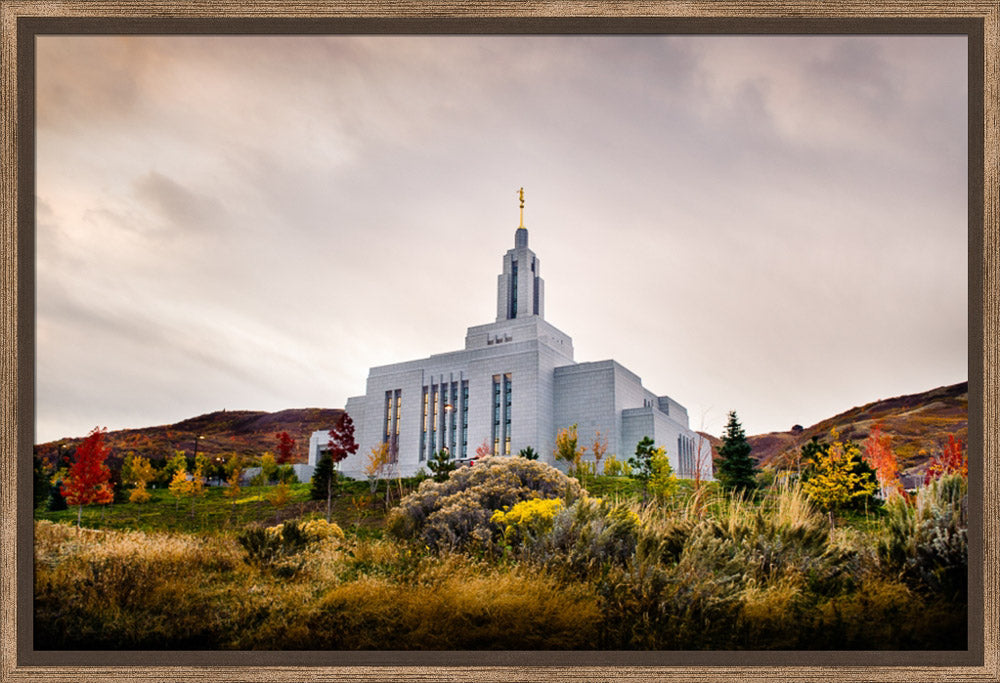 Draper Temple - Fall Hill