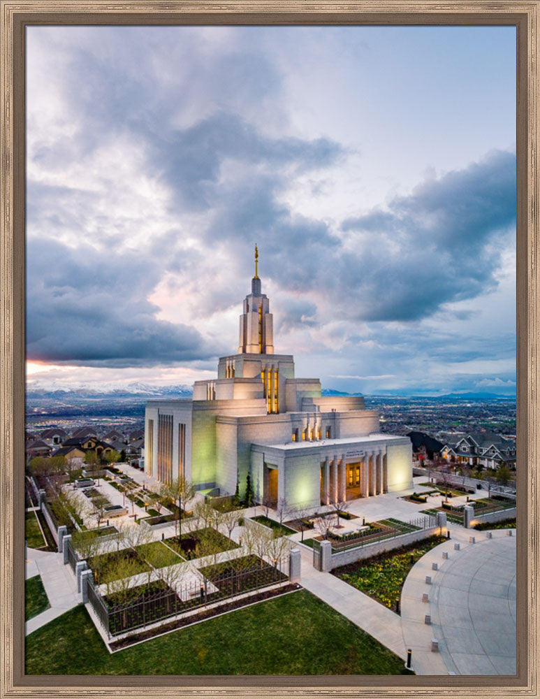 Draper Temple - A Corner View