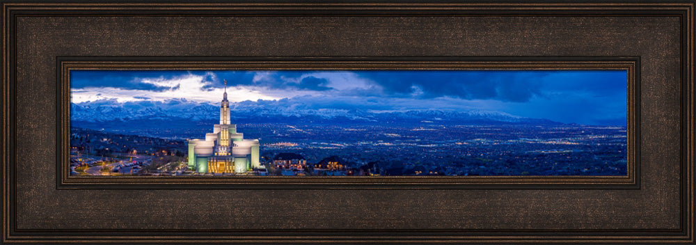 Draper Temple - Above the Fray Panorama