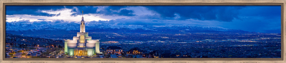 Draper Temple - Above the Fray Panorama
