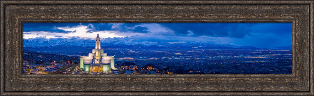 Draper Temple - Above the Fray Panorama