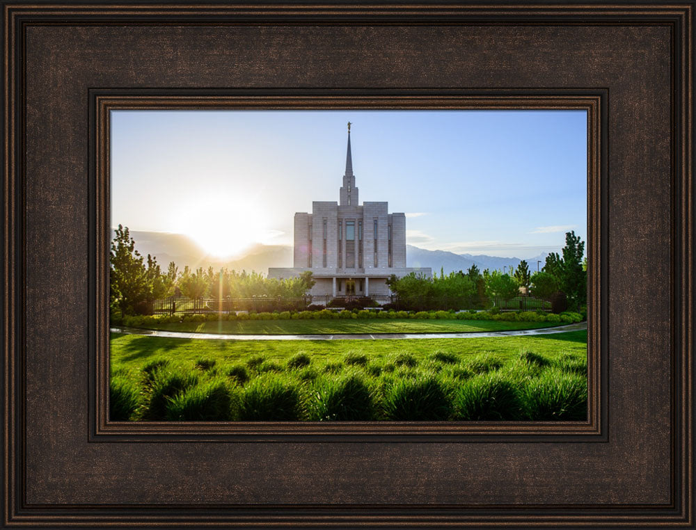 Oquirrh Mountain Temple - Sunbeams