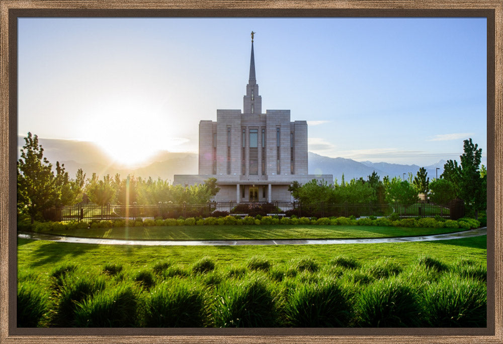 Oquirrh Mountain Temple - Sunbeams
