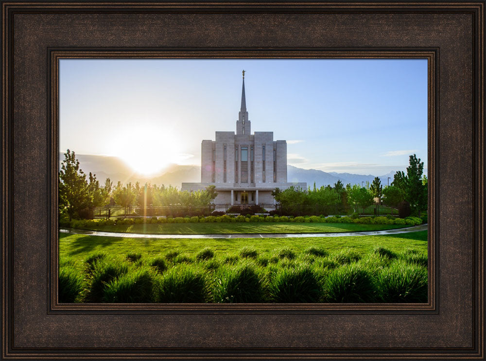Oquirrh Mountain Temple - Sunbeams