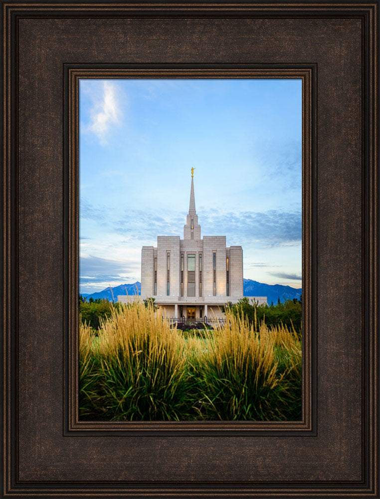 Oquirrh Mountain Temple - Through the Grass