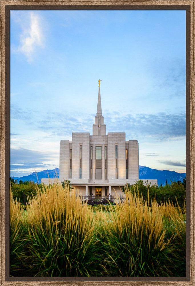 Oquirrh Mountain Temple - Through the Grass