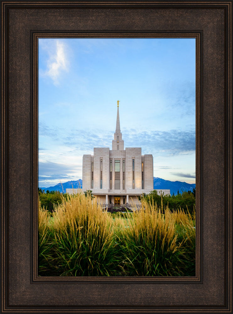 Oquirrh Mountain Temple - Through the Grass