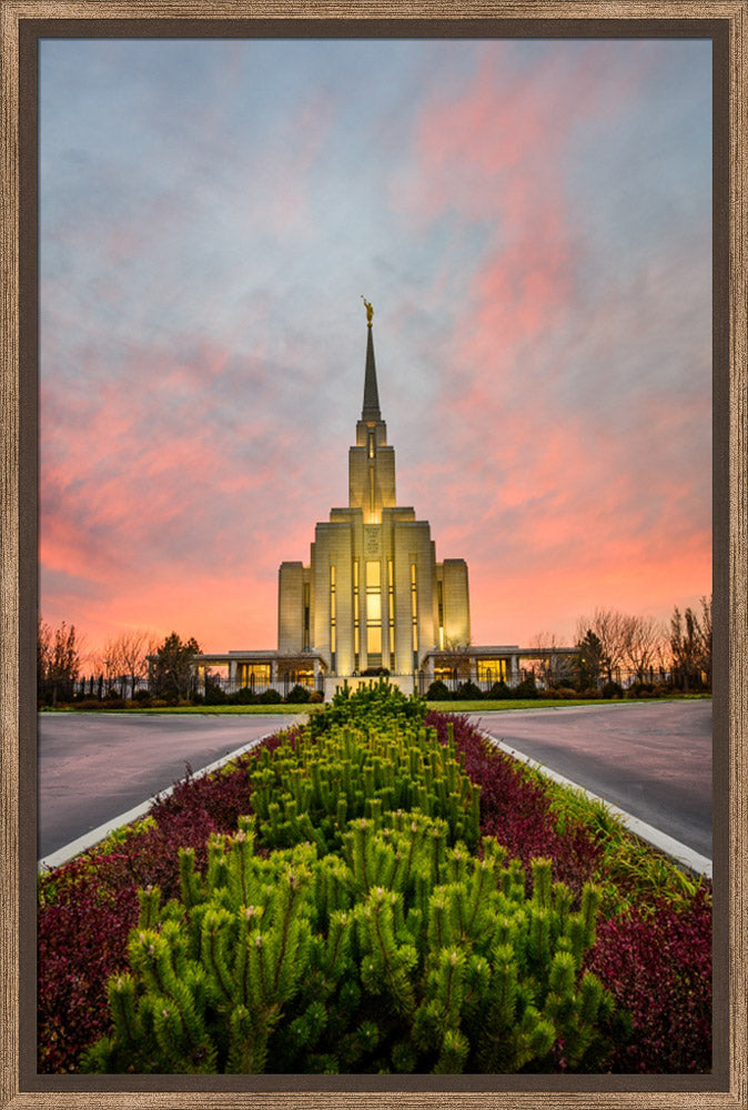 Oquirrh Mountain Temple - Garden Symmetry