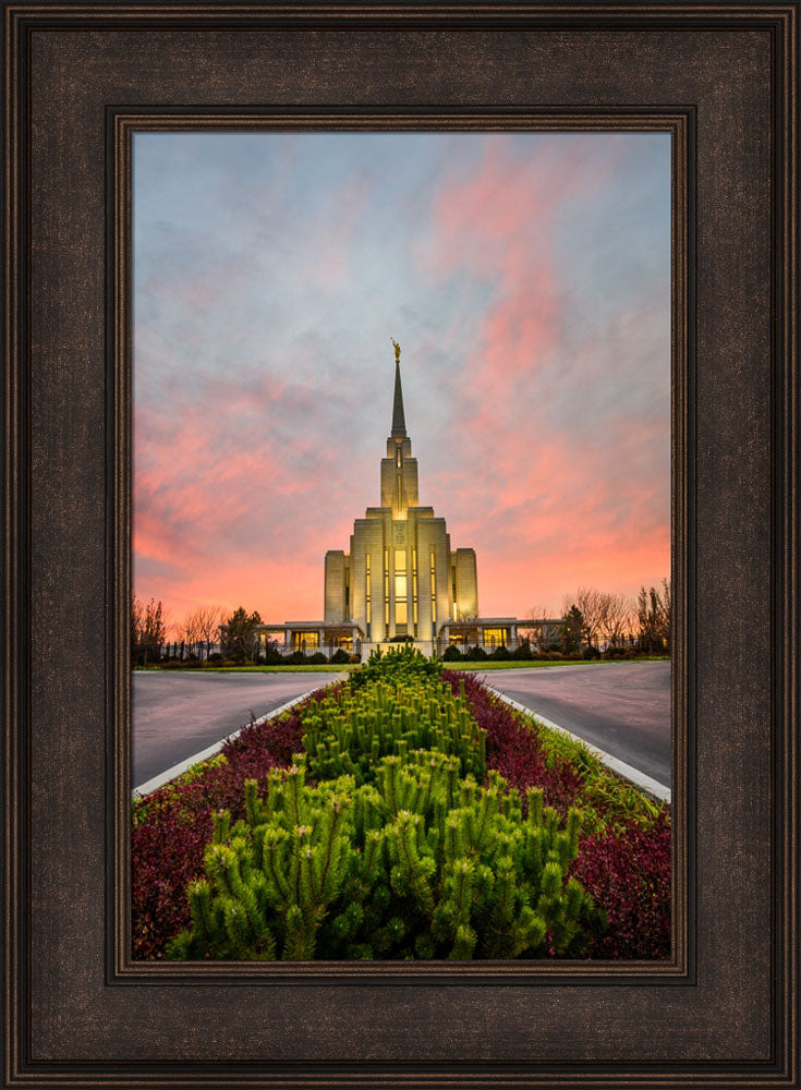 Oquirrh Mountain Temple - Garden Symmetry