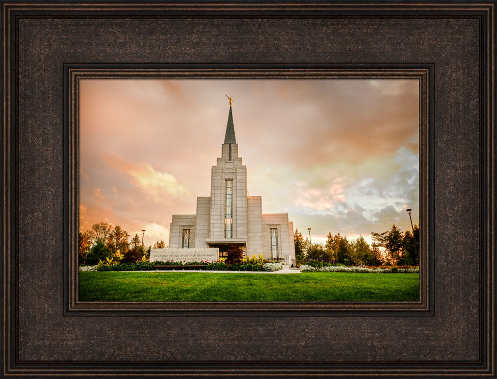 Vancouver Temple - Sunset