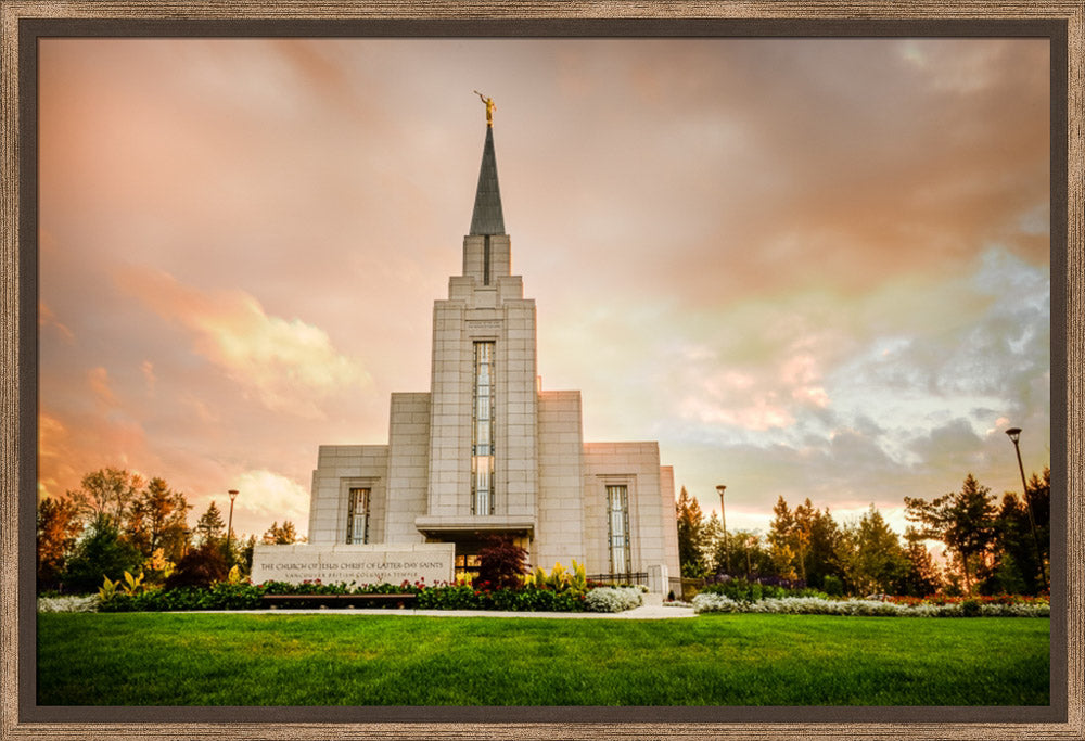 Vancouver Temple - Sunset