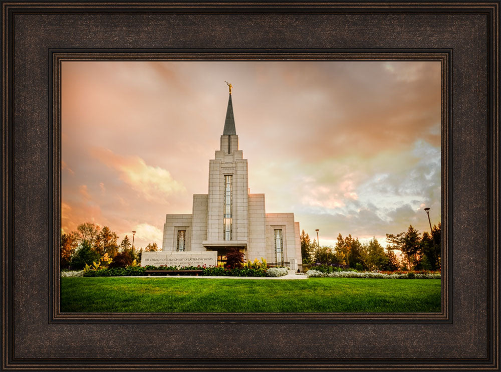 Vancouver Temple - Sunset