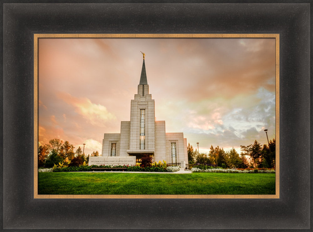 Vancouver Temple - Sunset