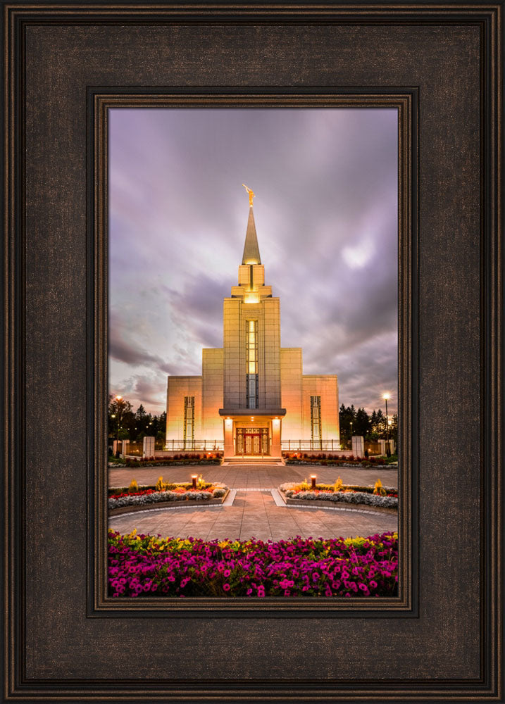 Vancouver Temple - Twilight Vertical