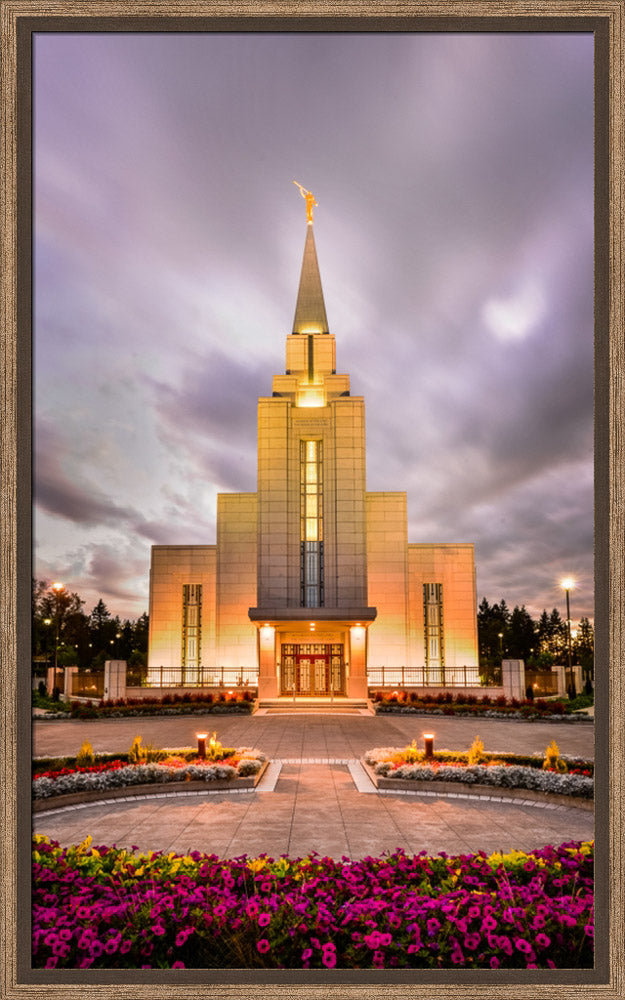 Vancouver Temple - Twilight Vertical