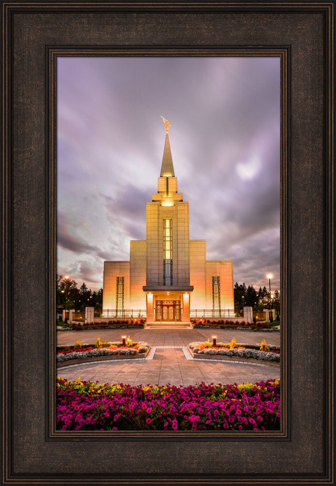 Vancouver Temple - Twilight Vertical