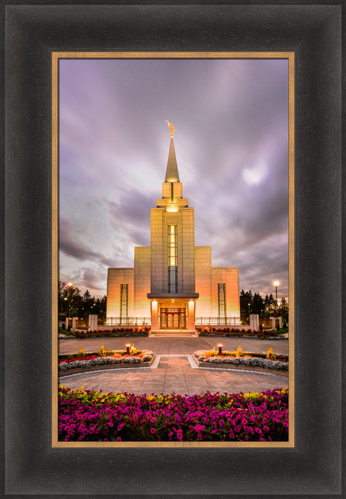 Vancouver Temple - Twilight Vertical
