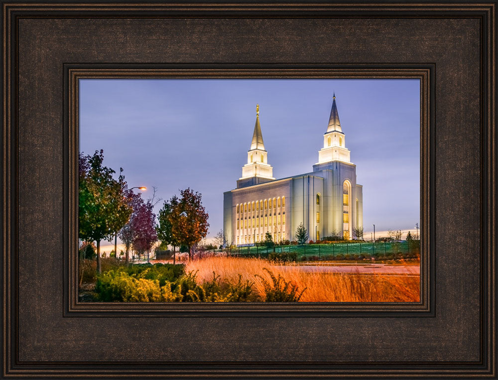Kansas City Temple - Colorful Morning