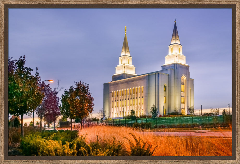 Kansas City Temple - Colorful Morning