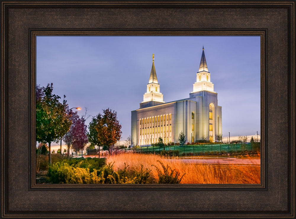 Kansas City Temple - Colorful Morning