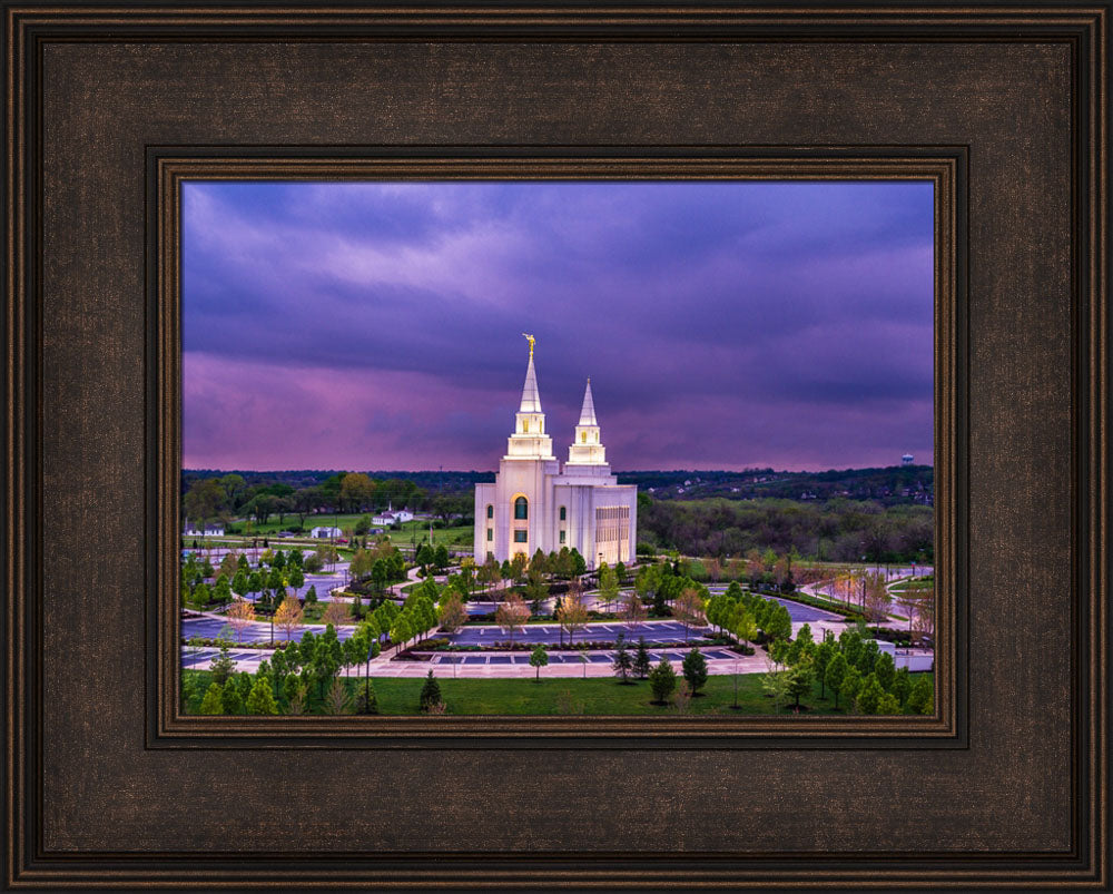 Kansas City Temple - Purple Skies