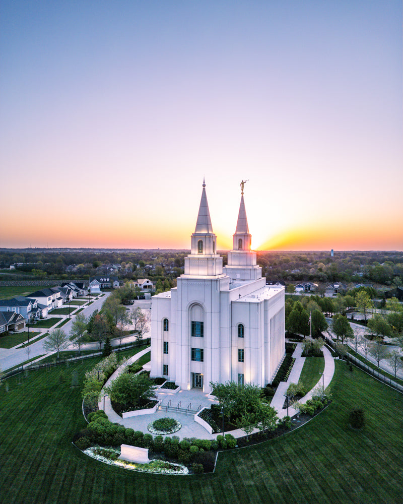 Kansas City Temple - Sunset