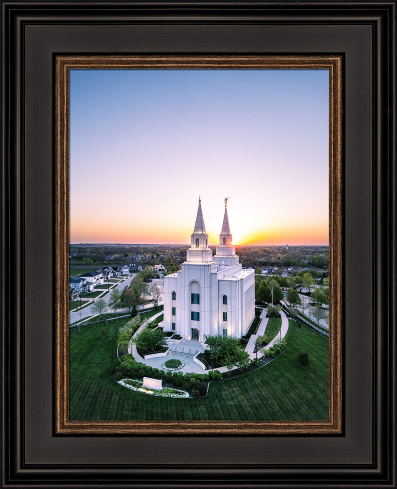 Kansas City Temple - Sunset