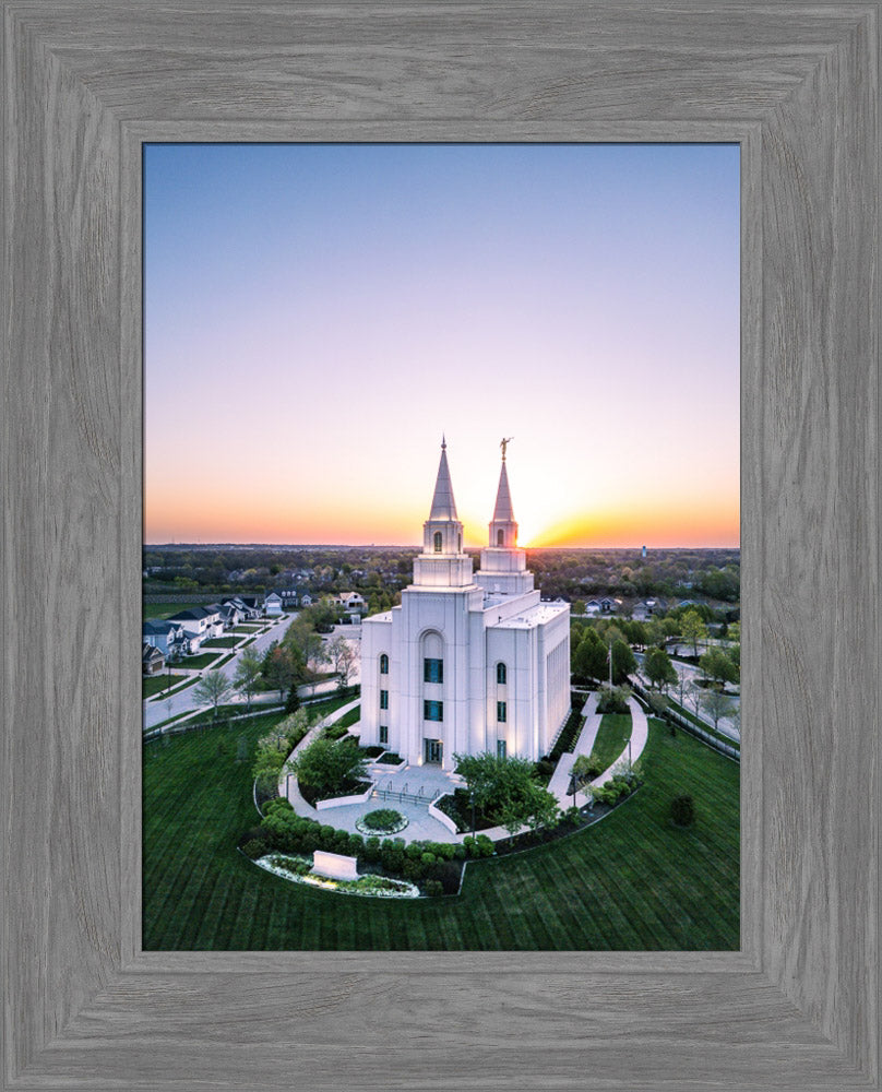 Kansas City Temple - Sunset