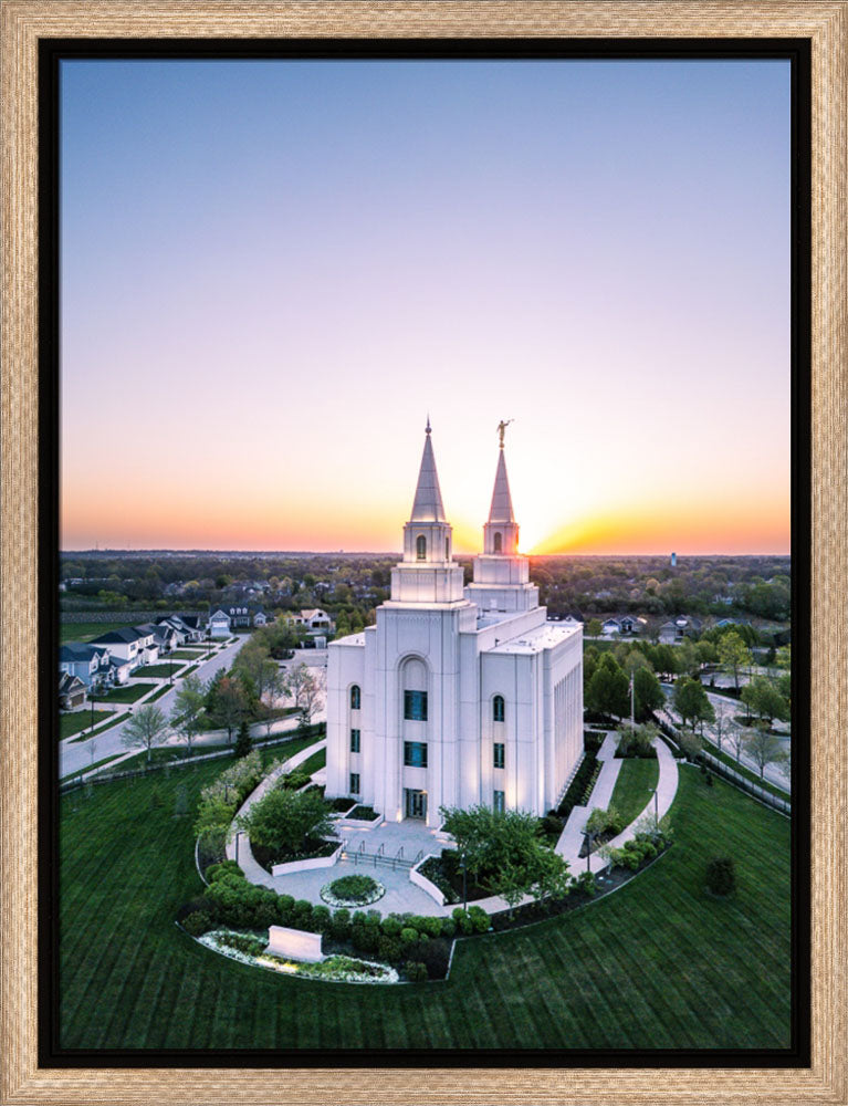 Kansas City Temple - Sunset