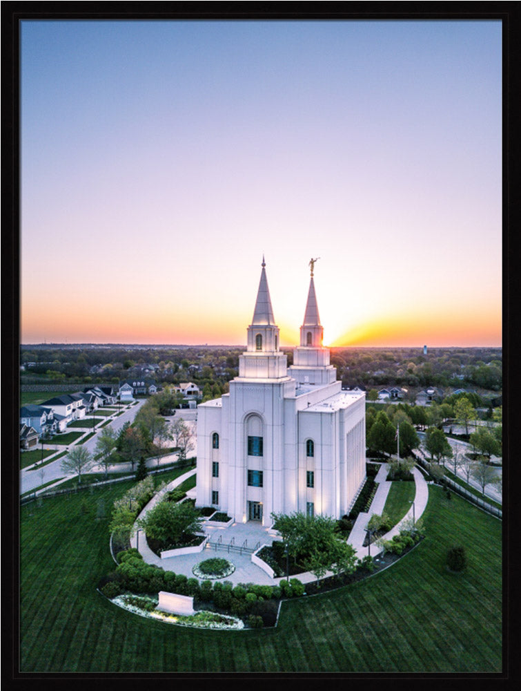 Kansas City Temple - Sunset