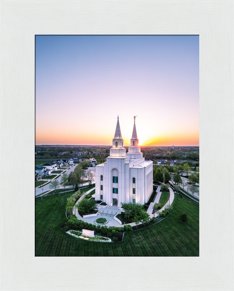 Kansas City Temple - Sunset