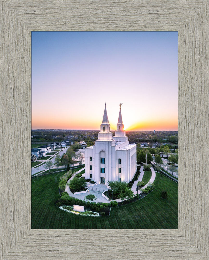 Kansas City Temple - Sunset