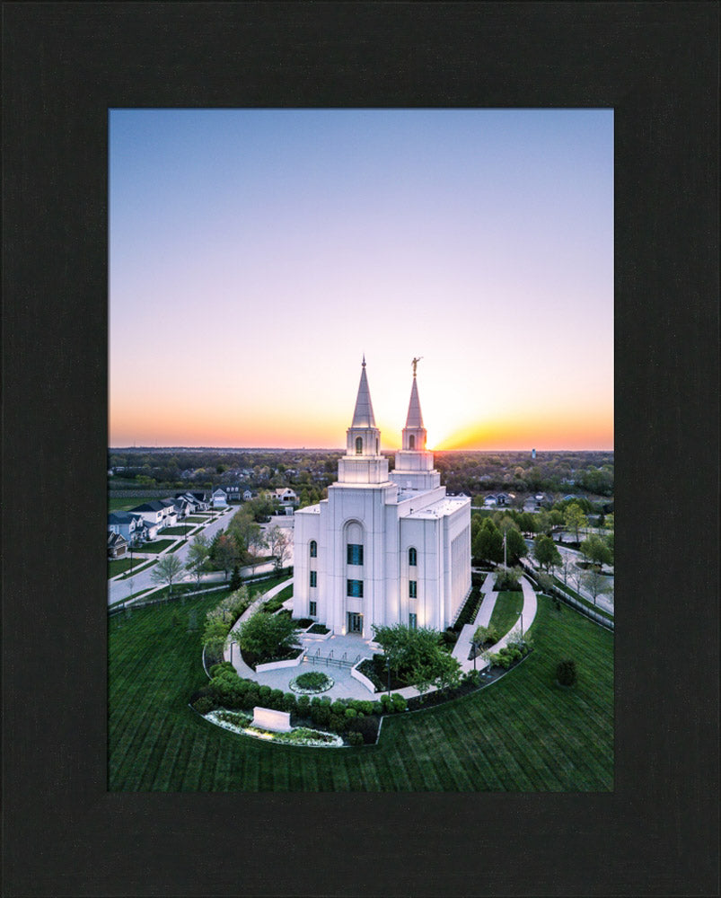 Kansas City Temple - Sunset