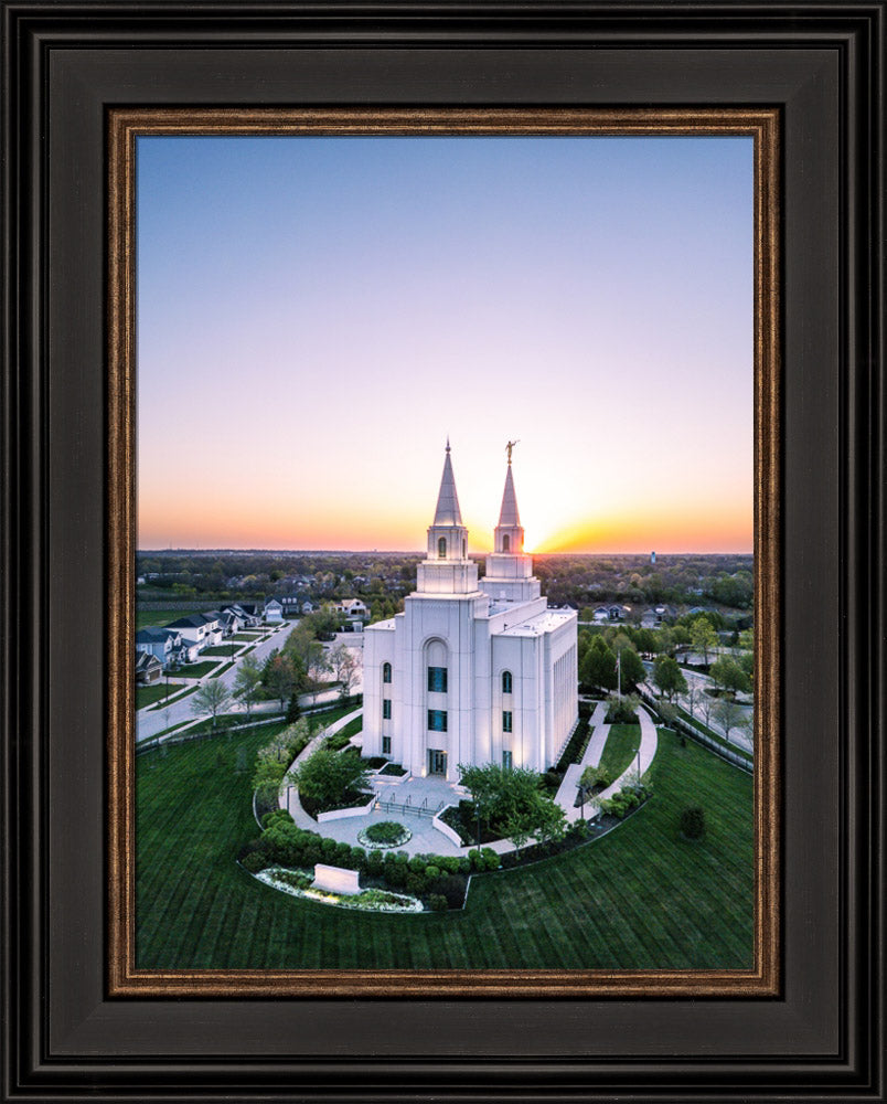 Kansas City Temple - Sunset