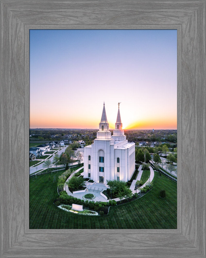 Kansas City Temple - Sunset