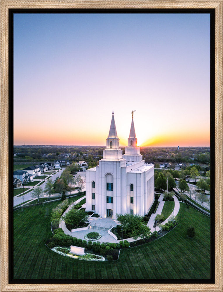 Kansas City Temple - Sunset