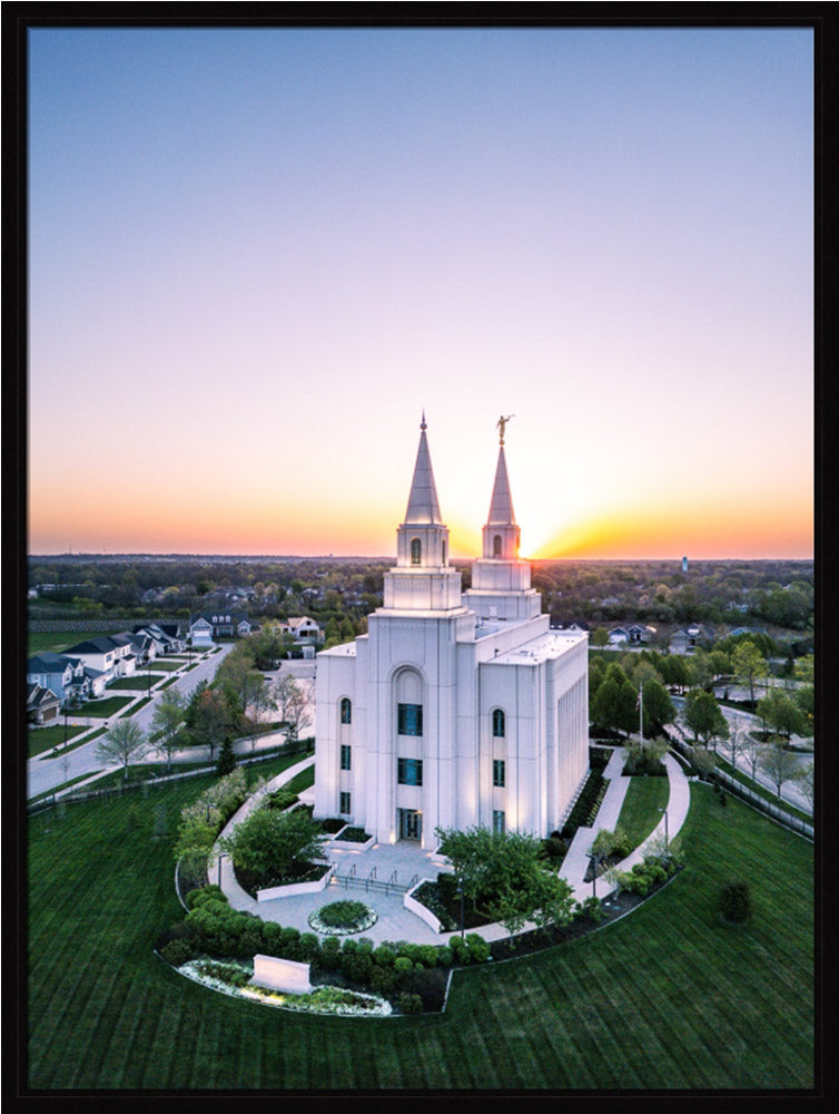 Kansas City Temple - Sunset