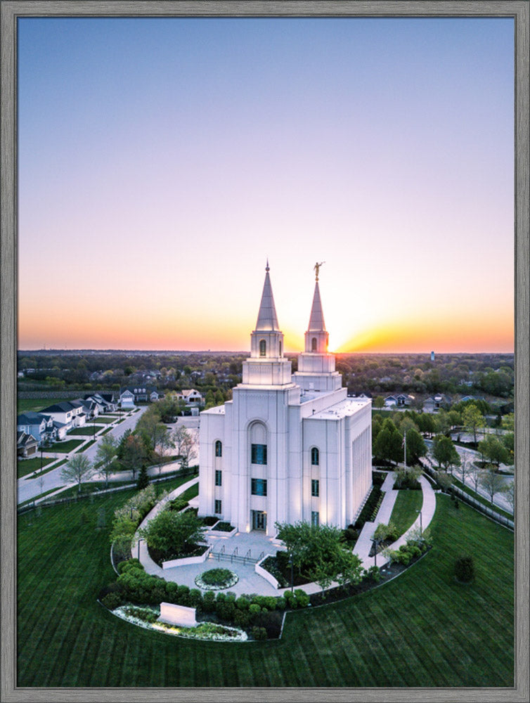 Kansas City Temple - Sunset