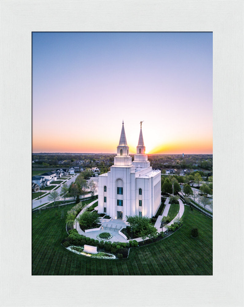 Kansas City Temple - Sunset