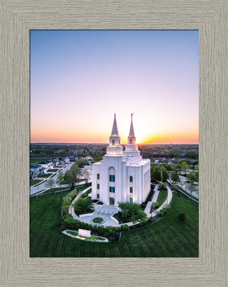 Kansas City Temple - Sunset