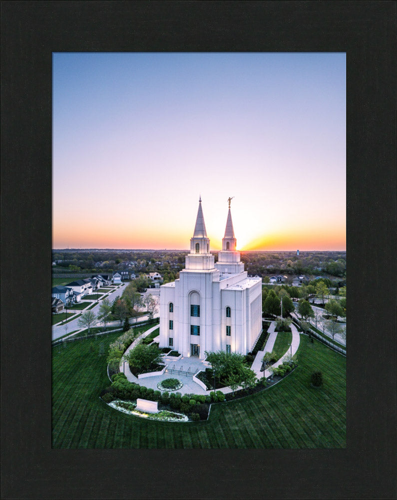 Kansas City Temple - Sunset
