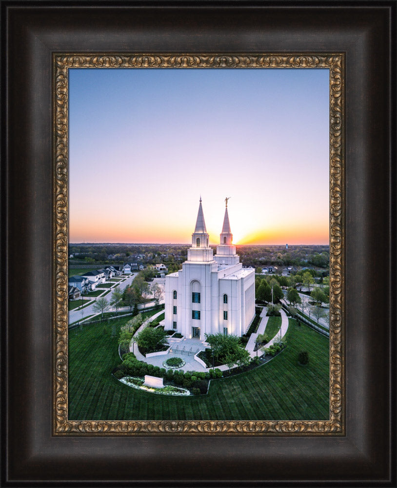 Kansas City Temple - Sunset